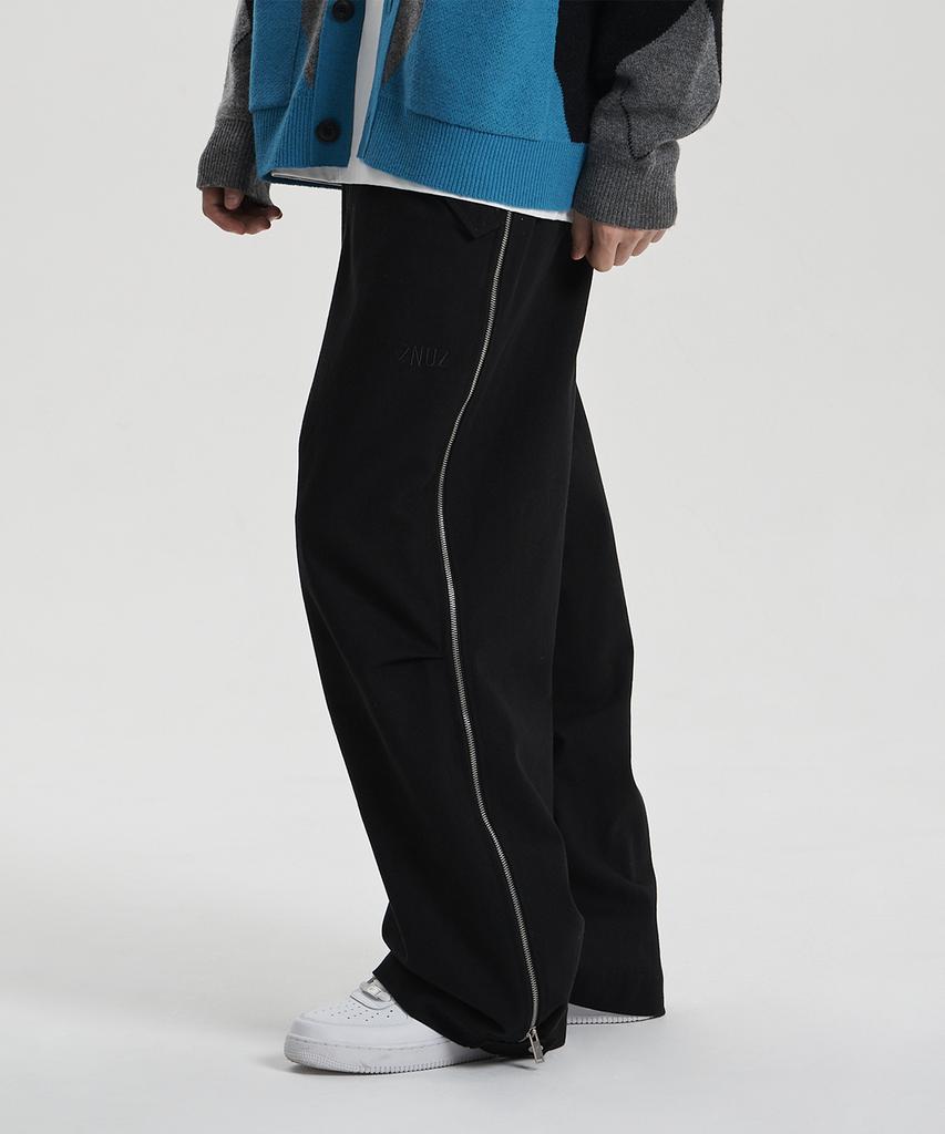Jenyujeu Swifts Zipper Two-Way Pants - Black