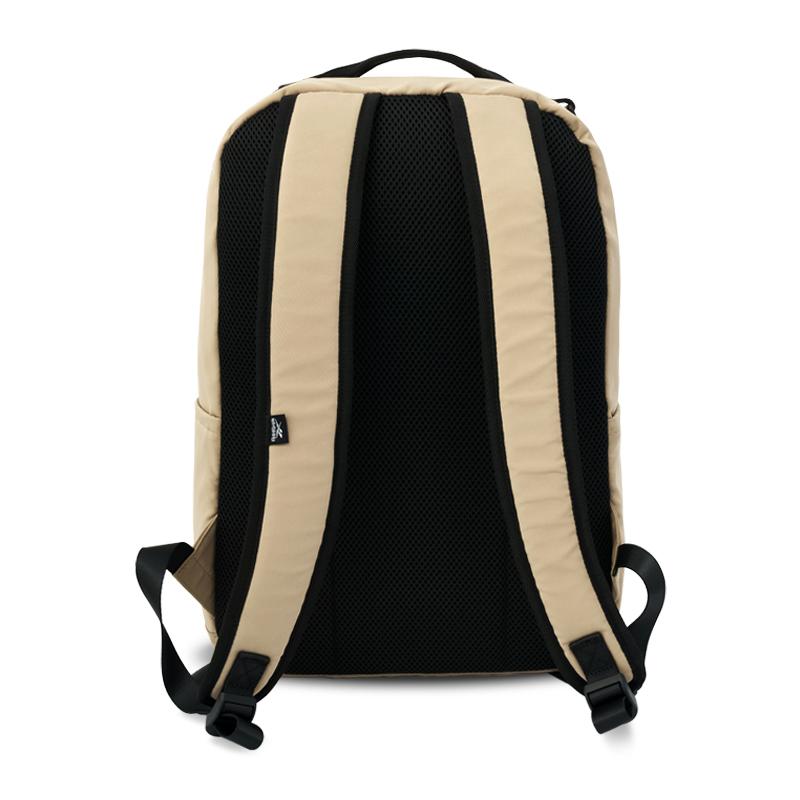 New Reebok Fabric Backpack Regular Unisex Ecru/Khaki/Black RB230013M