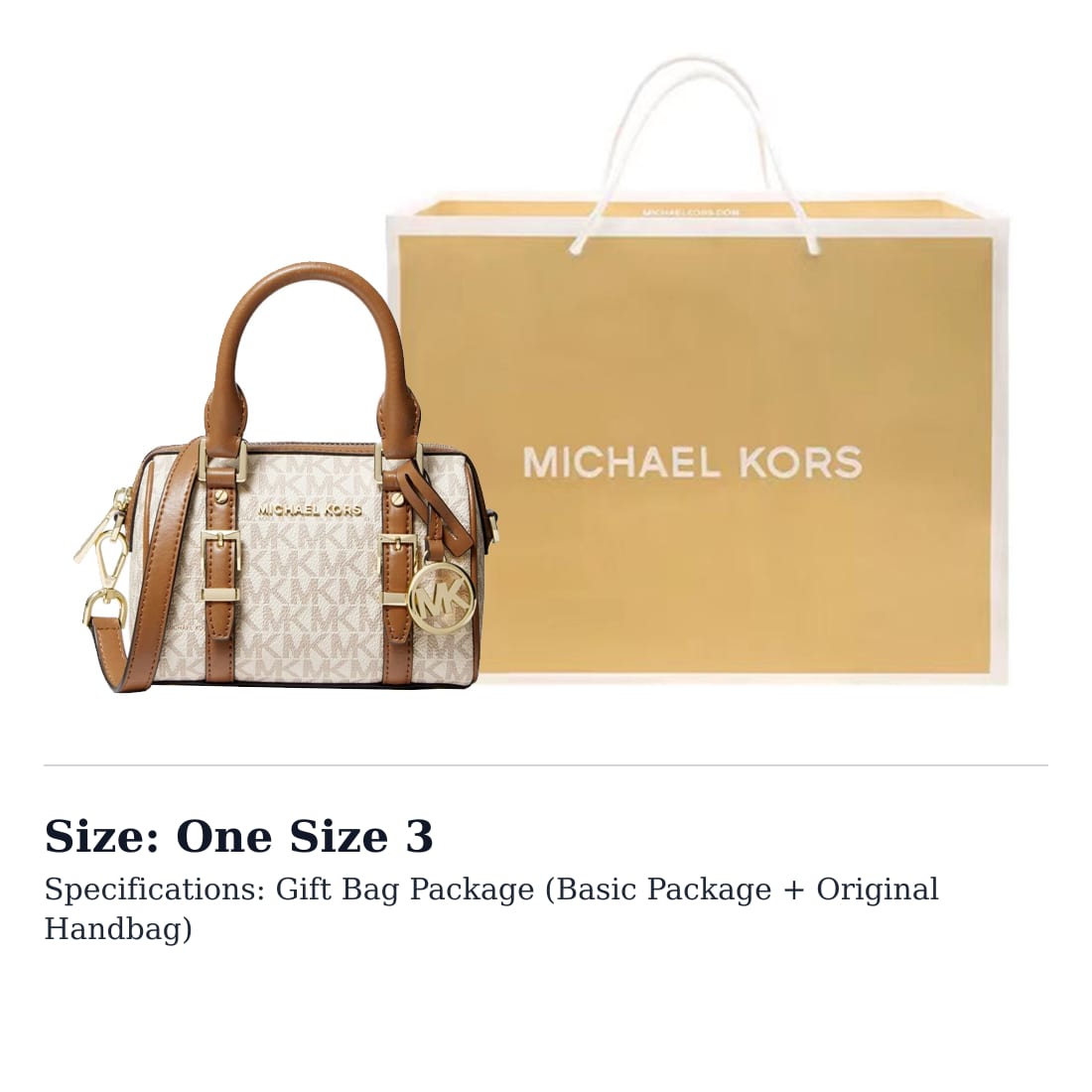 MICHAEL KORS Bedford Coated Canvas With