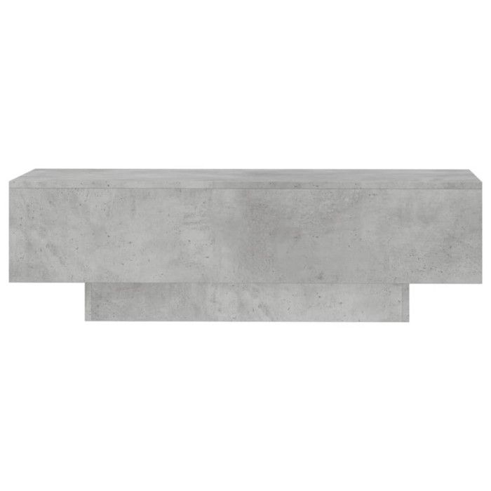VidaXL Table basse gris béton 100x49,5x31 cm bois d'ingénierie 833891