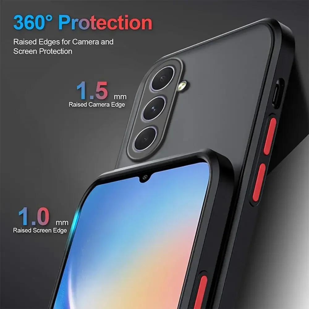 Matte Hard Case For Samung Galaxy A26 A06 A36 A56 A16 A55 A54 A73 A53 A35 A34 A33 A15 A14 A05 A05S 4G 5G Phone Protect Cover