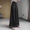 2026 Damen High-Waist Acetatsatin Weitbeinige Bodenlange Hose - Stylischer Sommer Sonnenschutz Freizeitanzug.