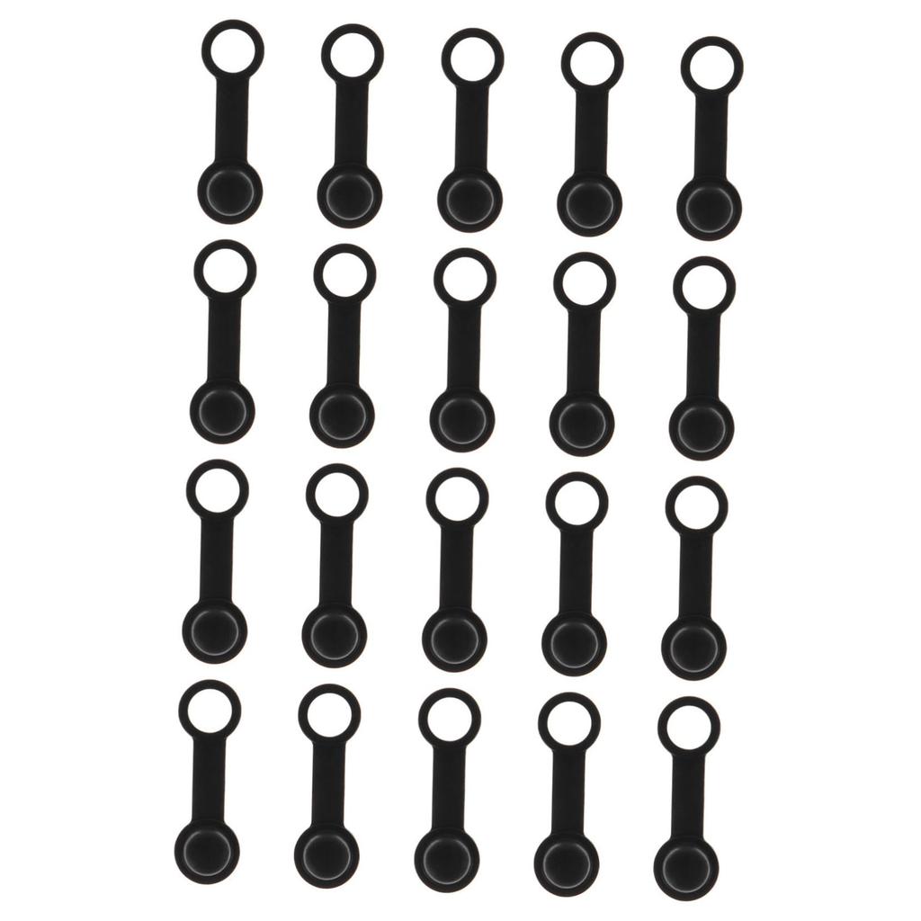 TINEASUR 60pcs Brake Nuts Rubber Brake Bleeder Cap Brake Bleeder Cap Auto Rake Bleeder