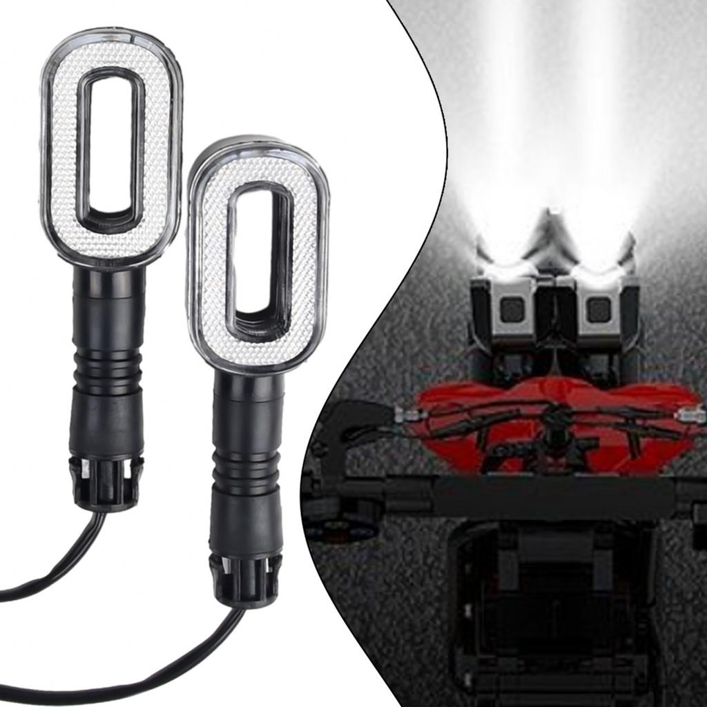 1 Pair Taillight 60x35MM ABS Accessories Black Parts