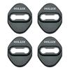 Haoshilianfa Door Striker Covers for Toyota Hilux GUN125 120 Series 2017 Stainless Steel Door Lock Covers Easy Installation Metallic Set of 4