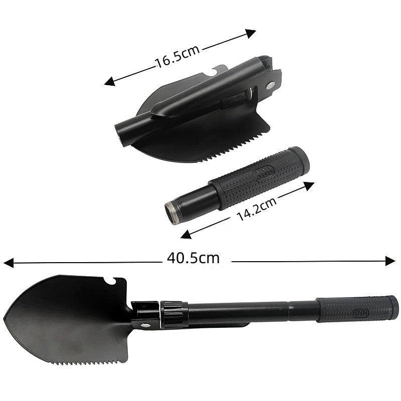 Multi-Functional Folding Military Shovel for Camping, Mountaineering, Gardening, and Travel