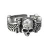 Men Women Retro Skull Skeleton Cuff Finger Rings Punk Fashion New Jewelry Lovers Gift Party Rock Anillos Mujer