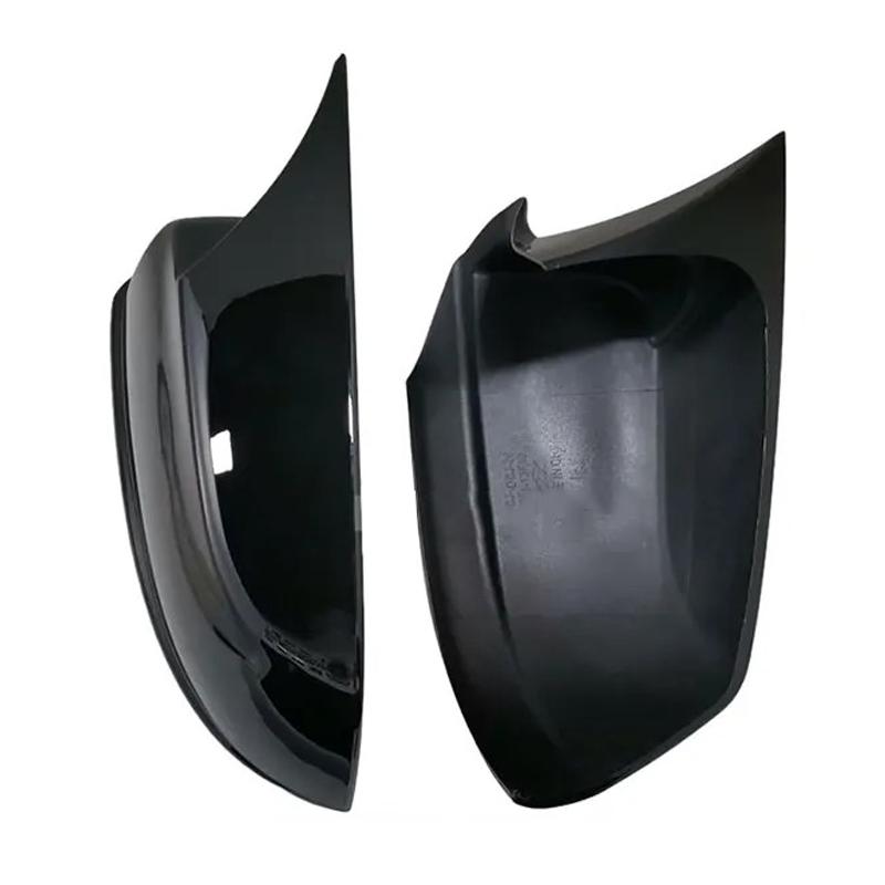 For BMW 5 Series F10 F11 F18 2010-2013 Side Mirror Cover Cap Black/Carbon Fiber Look ABS Plastic M Performance Style Replacement