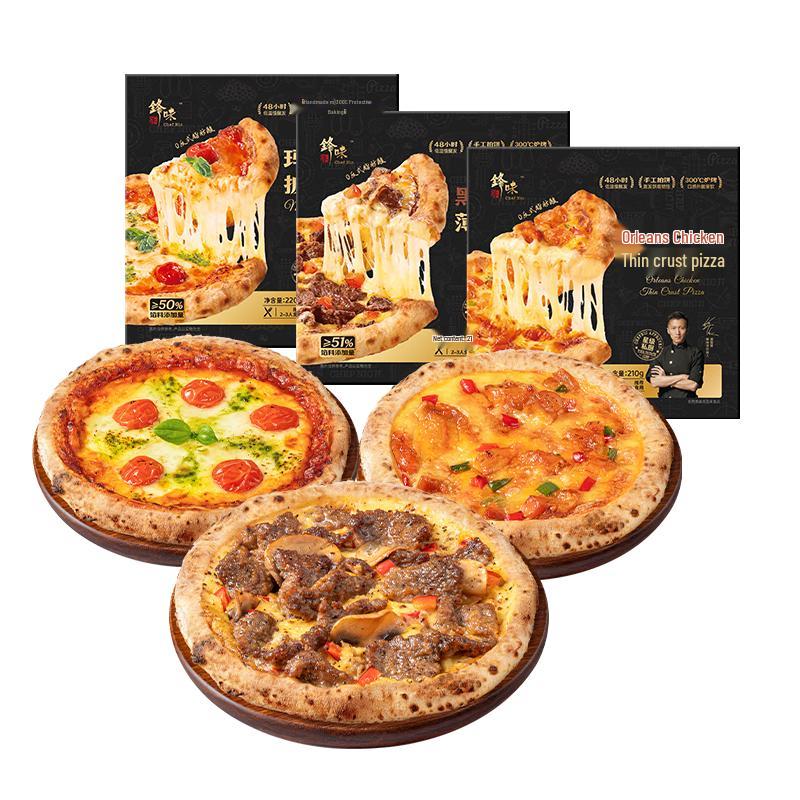 Замороженные пиццы на тонком тесте assortment от шеф-повара Ника
