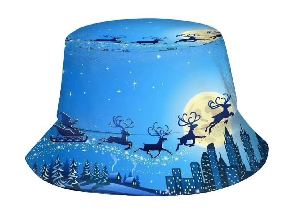 Spring Summer Flower Leaf Print Fisherman Hat With Sunshade For Casual Wear
