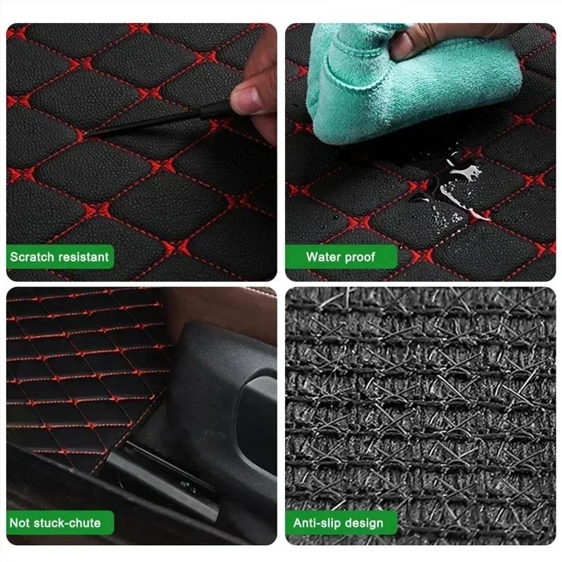 4 PCS Universal Style Car Floor Mat for PEUGEOT 206 307SW 308 407 408 508sw 208 2008 3008 4008 5008 Car Accessories Amagi