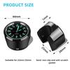 Universal 7/8 "Waterproof Chrome Motorcycle Bike Handlebar Mount Quartz Clock Watch Aluminum Luminous Clock Moto Black Amagi