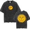 2026 Hot Sale Rawayana ¿Donde Es El After Veneka 58 Vintage Washed Tee Shirt Men Women Hip Hop Pop Music Oversized Cotton T Shirts Streetwear Top