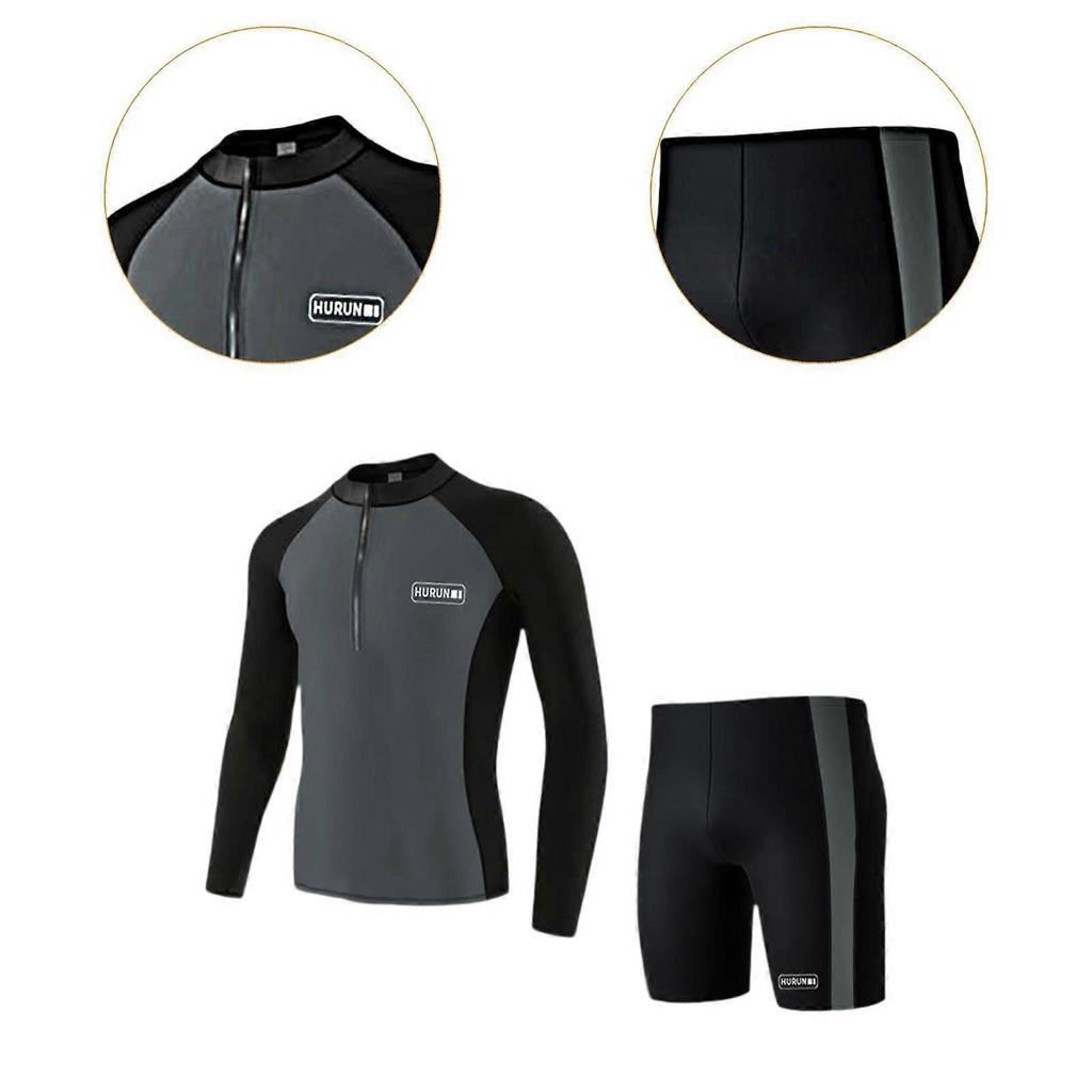 Mens Wetsuit Snorkel Suit for Scuba Diving Water Sports Swimming