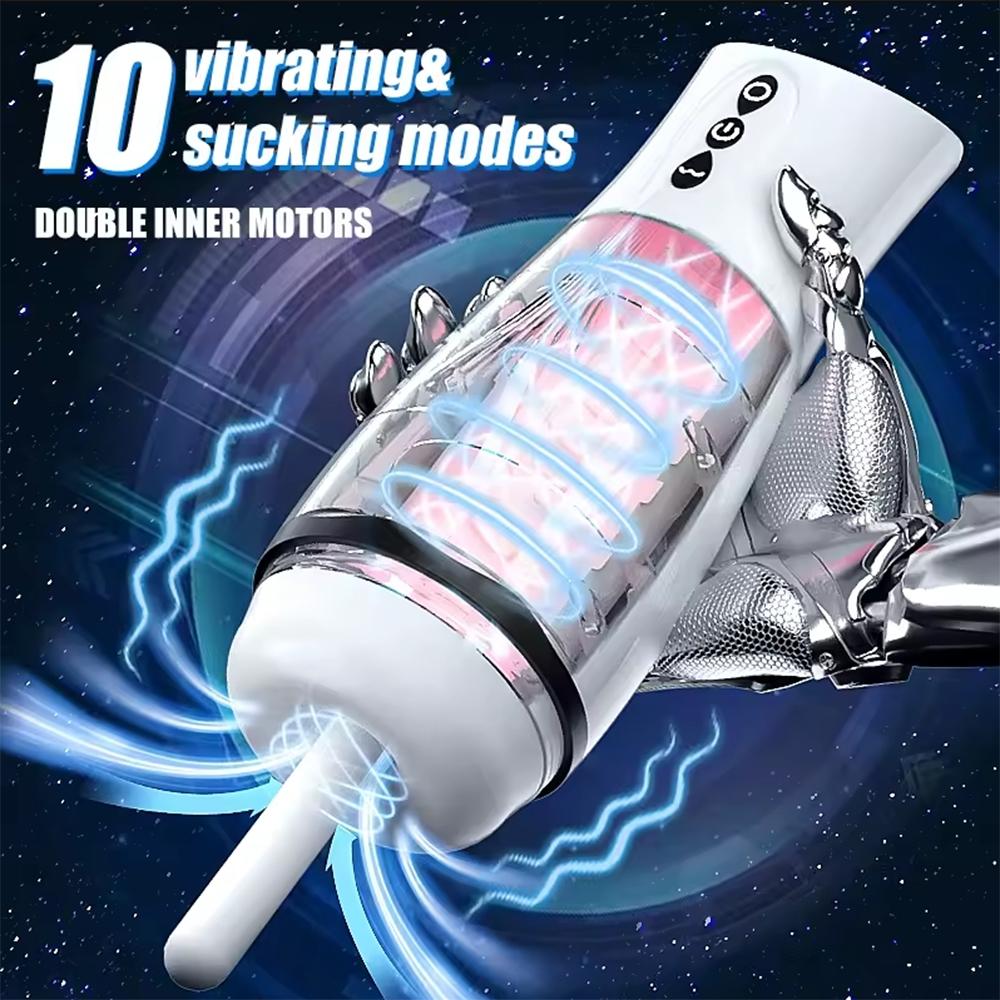 Automatic Sucking Masturbator Cup for Men Vibrating Blowjob Machine Suction Vibrator Pocket Pussy Masturbation Male Sex Toys