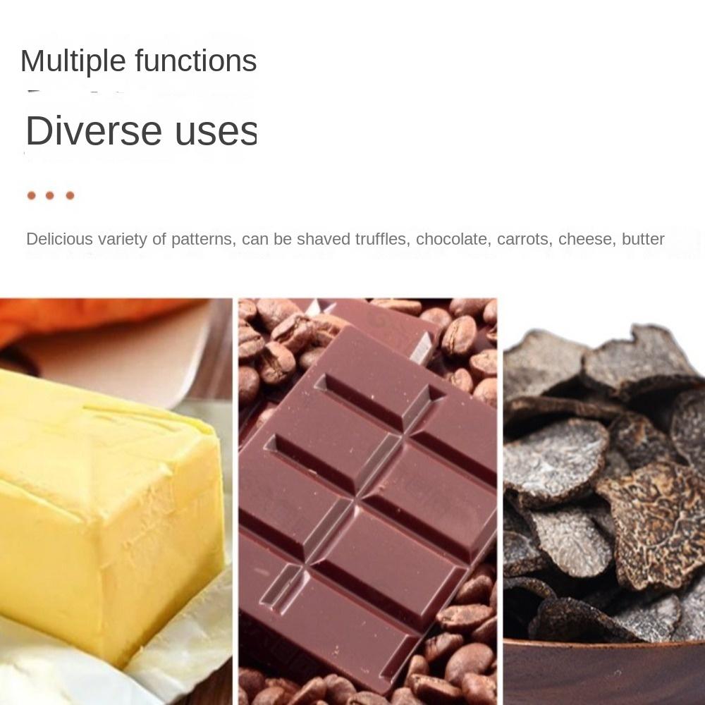 Scheibendicke Schokoladenhobel Verstellbarer Käsehobel Neu Trüffelbutterrollen-Schneider