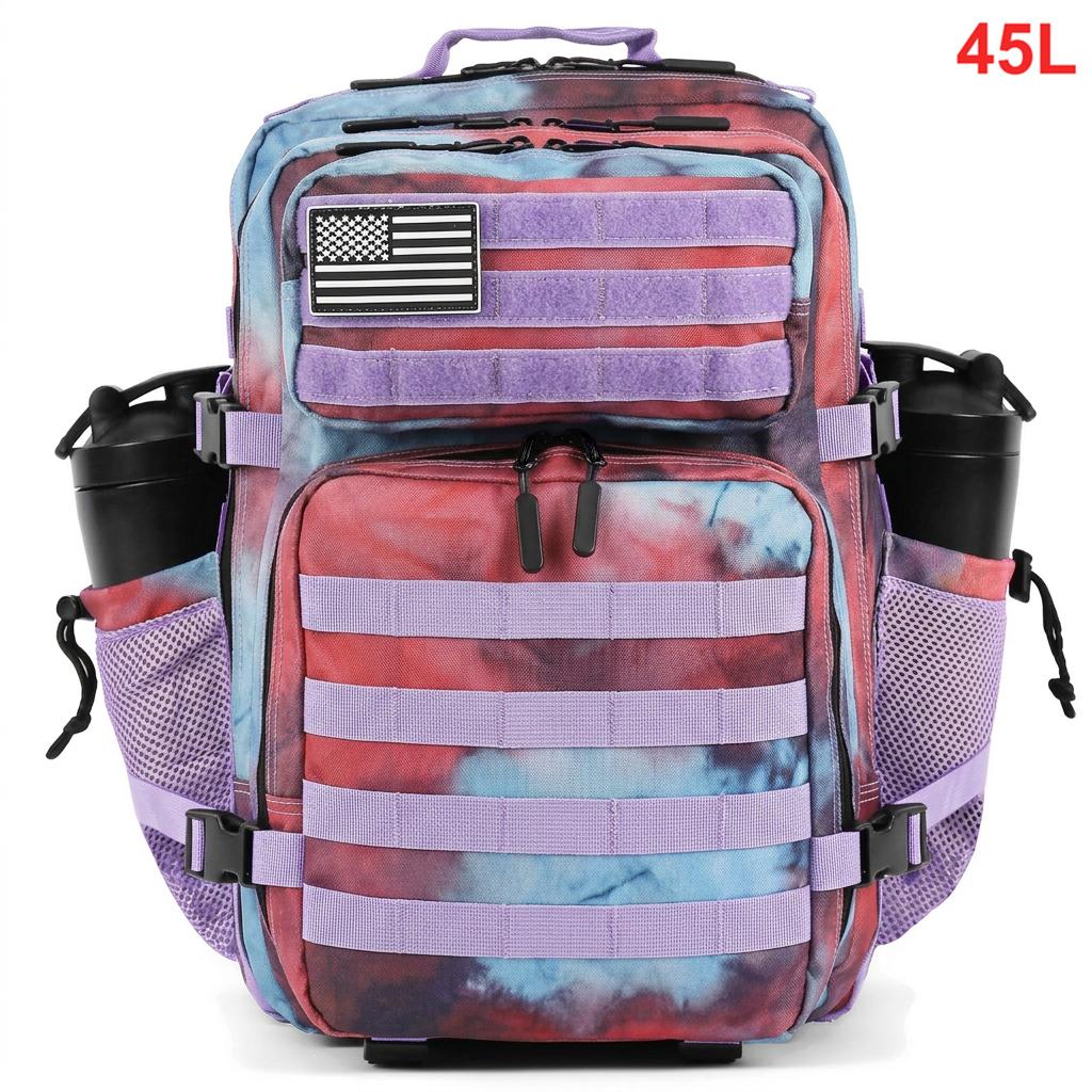 45L Tactical Backpack Men Outdoor Waterproof Sports Travel Gym Hiking Bug Out Bag Military Camping Hunting Survival Rucksack