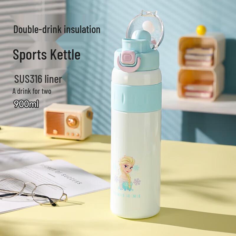 

Beiju Bear Dual-Drink Insulated Sports Bottle