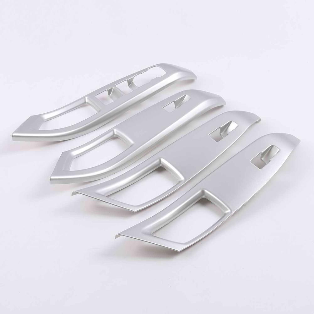 Für Ford Focus ABS Innere Tür Armlehne Fenster Lift-Taste Abdeckung Trim Innen änderung Carbon Faser Innen