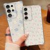 Colorful Flowers Pattern Phone Case For Samsung Galaxy S26 S25 S24 S23 Ultra S22 Plus S21 S24 S25 FE Clear Shockproof Soft Cover