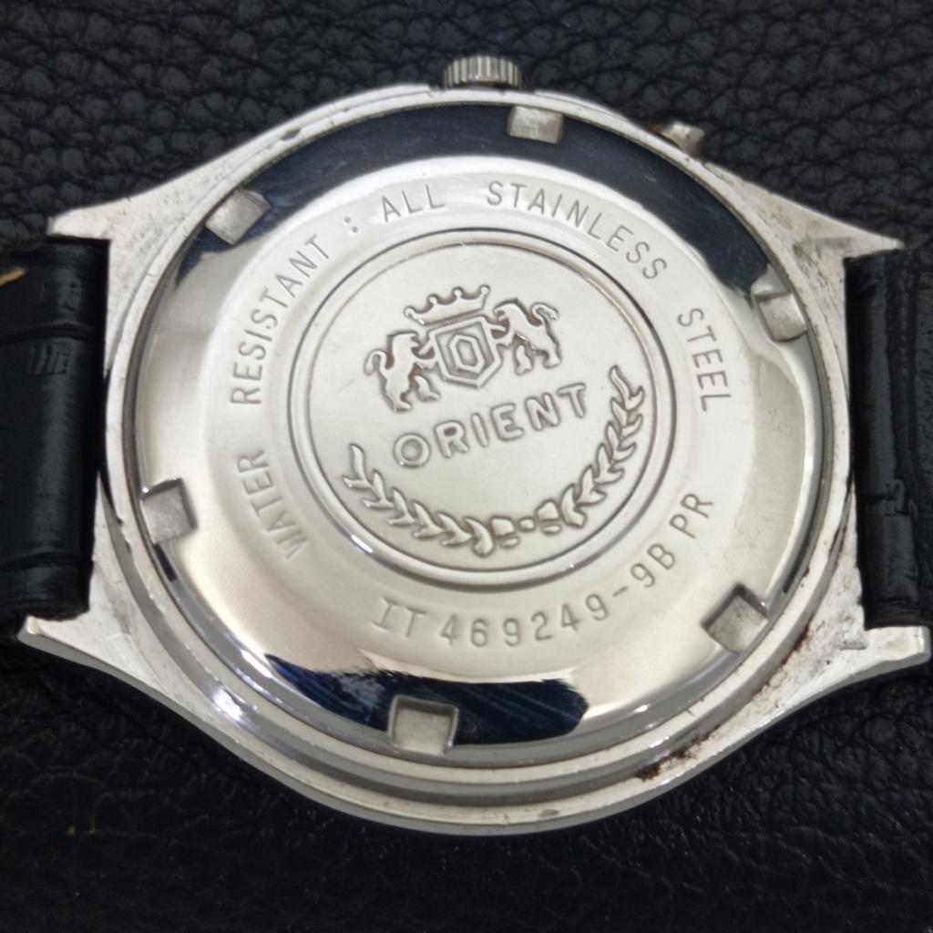 JAPAN VINTAGE ORIENT CRYSTAL AUTOMATIC 46943 MENS ORIGINAL DIAL WATCH a703605-1 R213d-a703605