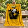 Felix the Cat blanket Flannel Blanket Soft Cozy Plush Throw for Sofa Bed Lightweight Home Decoration Gifts for Christmas various holidays