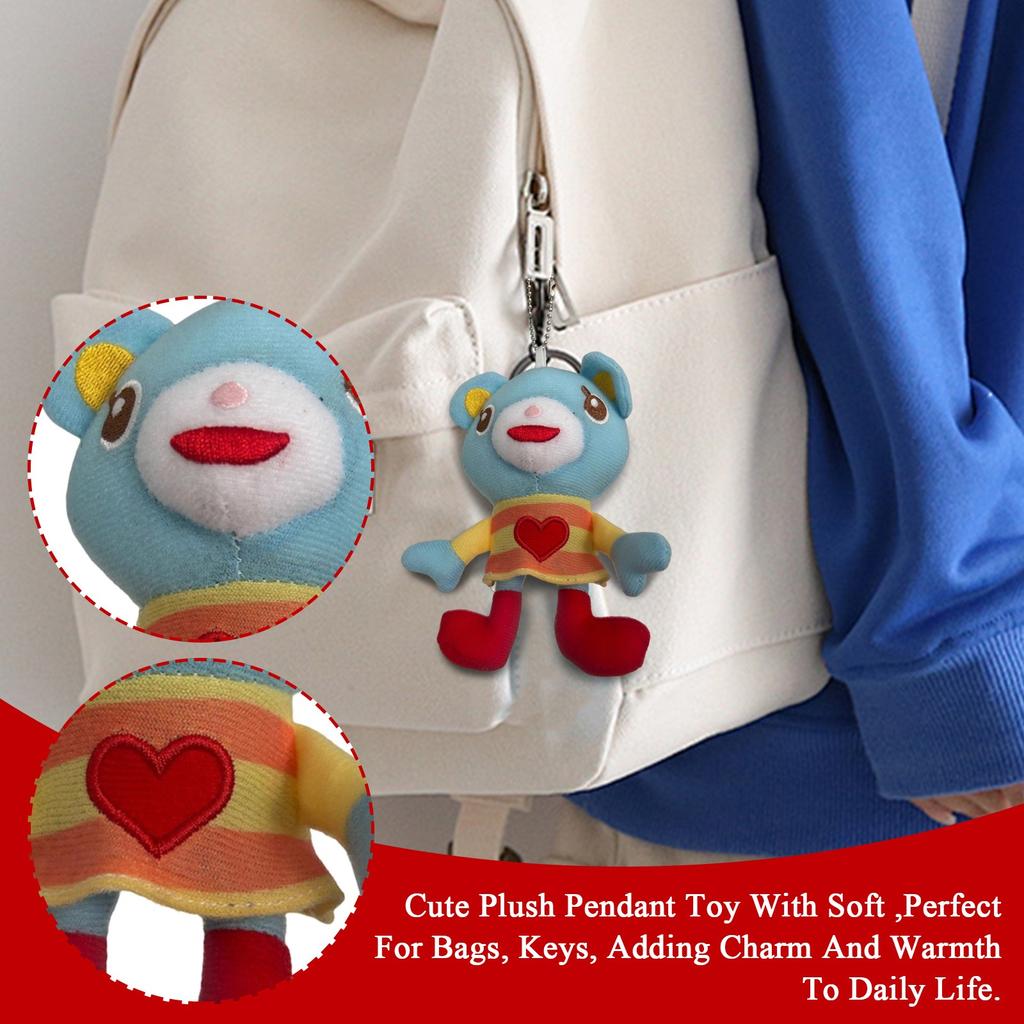 Cute Plush Pendant Toy With Soft ,Perfect For Bags, Keys, Adding Charm And Warmth To Daily Life.