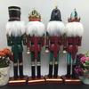 4Pcs 30cm Xmas Christmas Gift Traditional Nutcracker Wooden Guard Ballet Decoration Colorful Cute