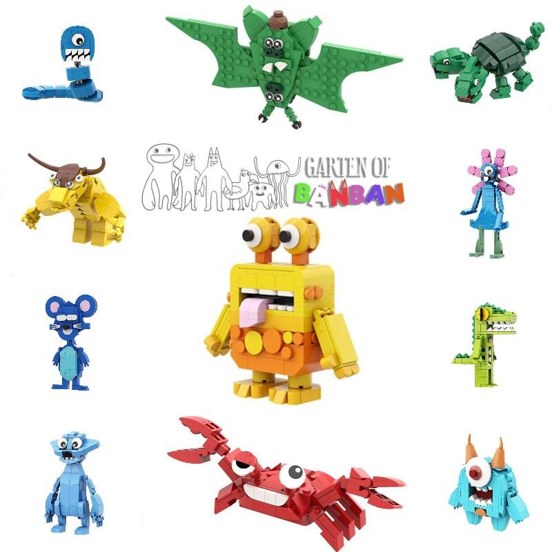 Baban Kindergarten Building Blocks Season 3 Green Monster Doll Garden Handicraft Baban Playground Building Blocks Toy