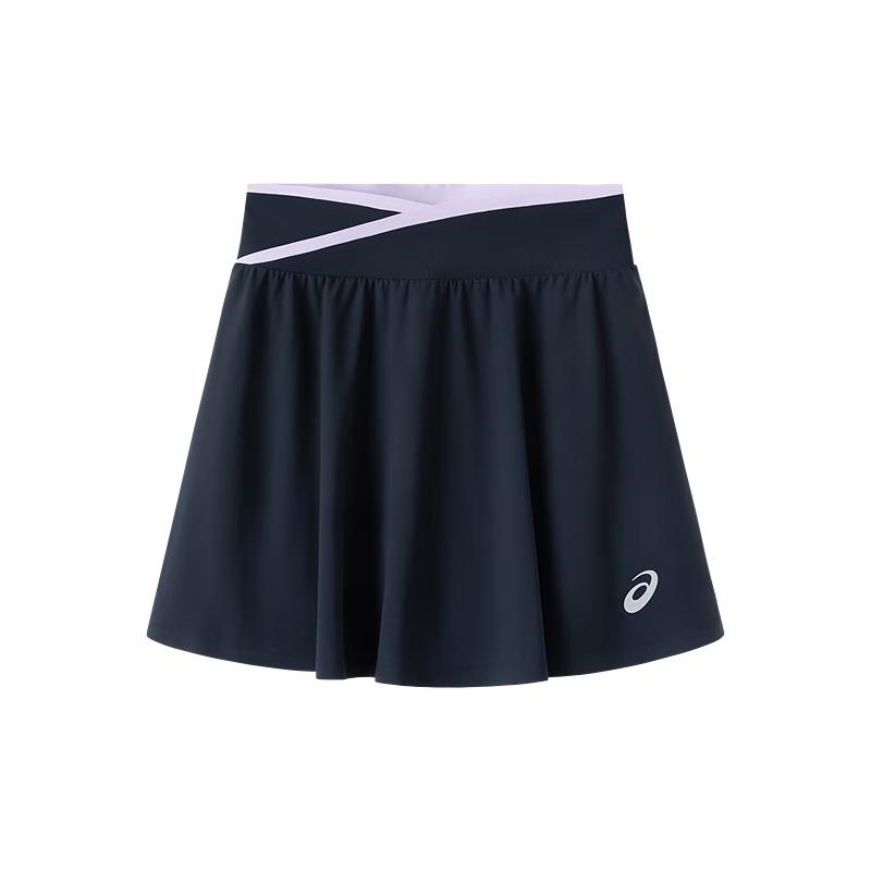 ASICS Girls  2025 Summer Reflective Print Color Block Stretch Knit Sport Skirt 120