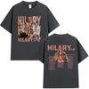Hilary Duff The Lucky Me Tour 2026 Maglietta Grafica Unisex Donna Harajuku Retro Oversize Cotone Maglietta Abbigliamento Estetico Magliette