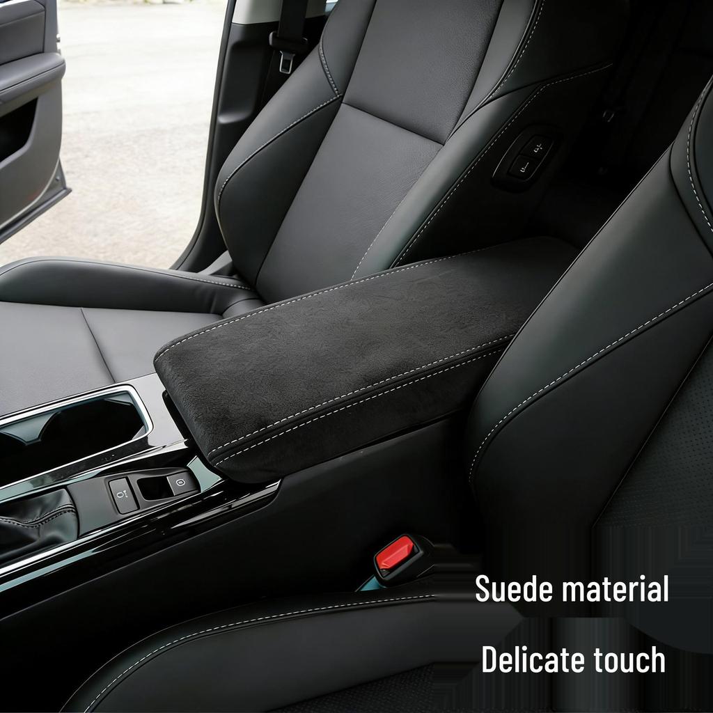 Microfiber Leather Armrest Cover for 2024-2026 Camry 9th Gen - Durable, Wear-Resistant, and Dirt-Resistant.