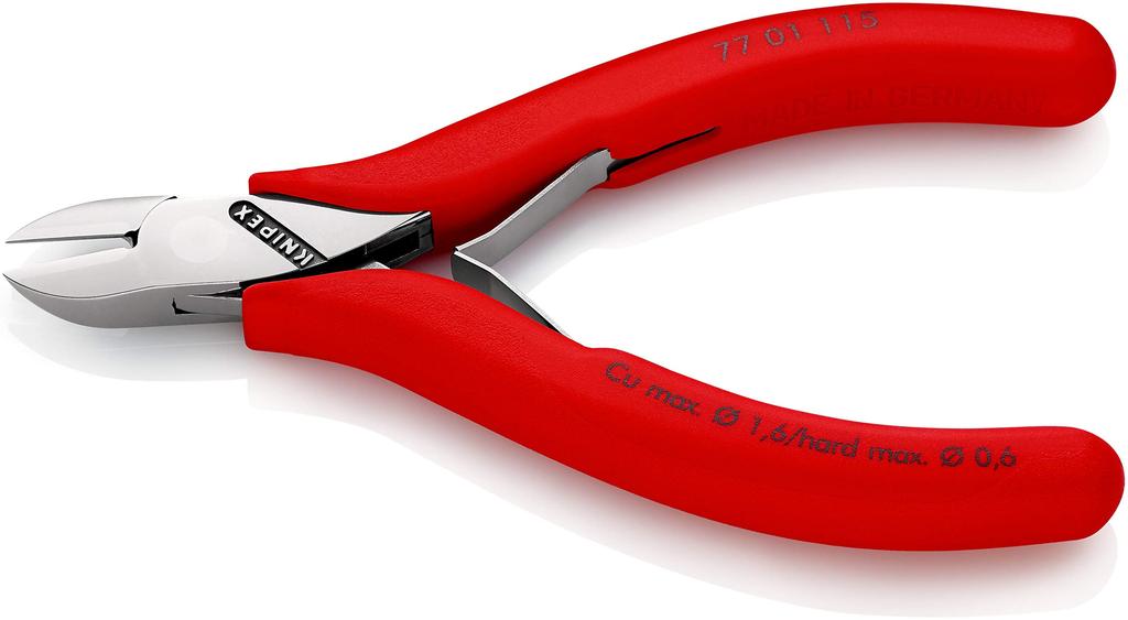 KNIPEX Electronics Cutting Pliers 7701-115 (SB)