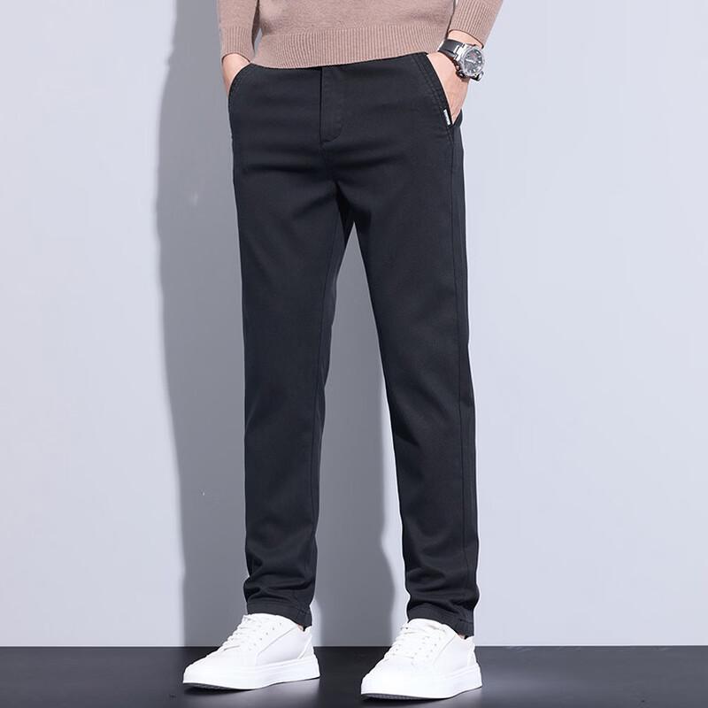 Men's Business Casual Straight-Leg Pants
