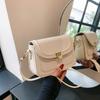 Contrasting color bag women's popular new trendy fashion shoulder bag versatile messenger small square bag