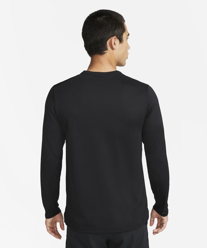 Nike Miler Dry-Fit Uv Long Sleeve Running Top M - Black / Fb7071-010