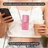 Portable Handheld Fan 5 Speed Mini Cooling Desk Fan Quiet Handheld Fan with Digital Display USB Rechargeable Table Fan