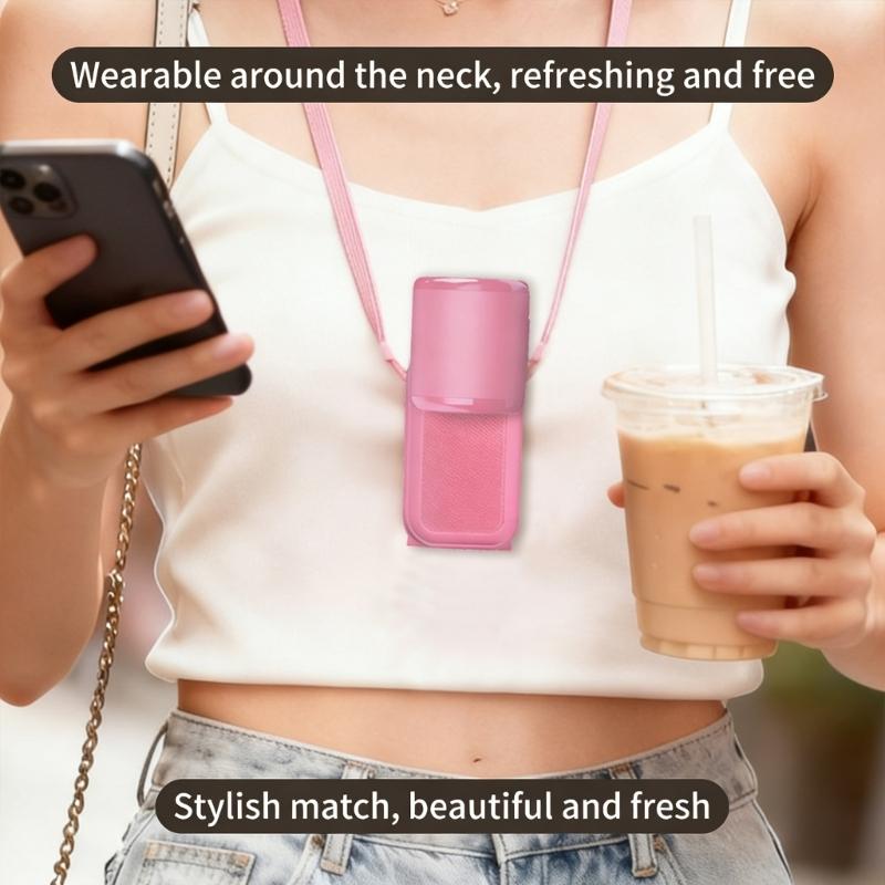 Portable Handheld Fan 5 Speed Mini Cooling Desk Fan Quiet Handheld Fan with Digital Display USB Rechargeable Table Fan