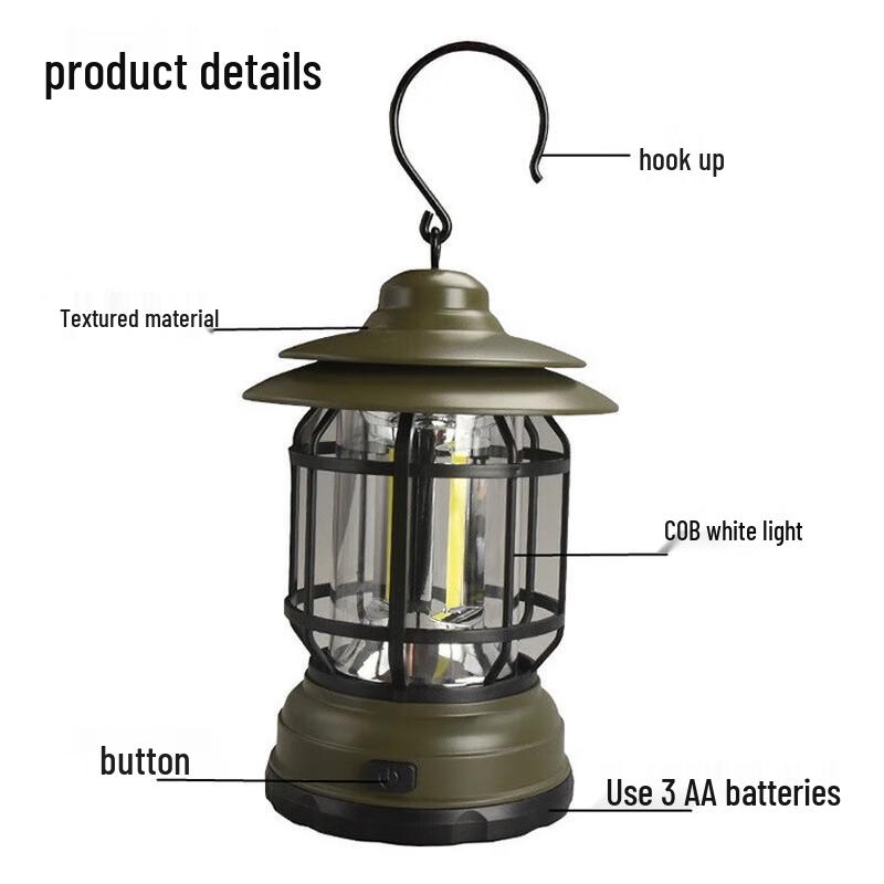Multi-Function Rechargeable LED Camping Lantern