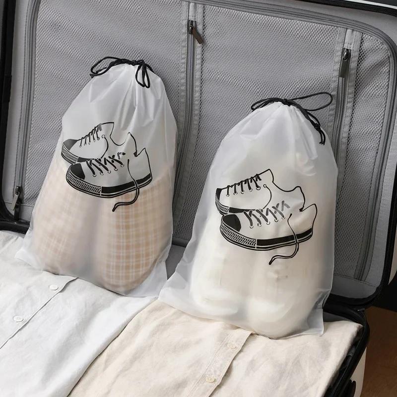 10/1Pcs Portable Shoes Storage Bag Dust-proof Drawstring Pouch Travel Packing Shoes Organizer Household Waterproof Shoes Cover