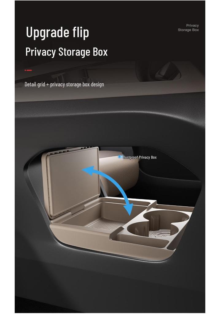 Fits 26 Geely Xingyue L Models: Center Console Armrest Organizer & Interior Storage Box Accessories