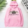 Women Friends TV Show Hooded Sweatshirt Cute Coffee Printing Hoodies Female Autumn Winter Casual Pullover Hoodies Friends Hoodie