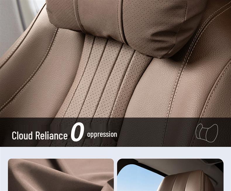Lantu Dreamer Car Headrest Neck Pillow with Free Zhiyin Seat Cover