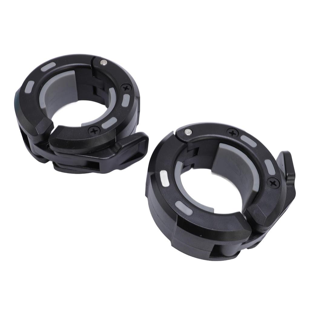 2PCS Barbell Clamps Magnetic Quick Release Weight Bar Plate Locks Collar Clips for 50mm Barbell Workout Weightlifting