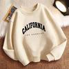 California LA Letter Sportswear Kids Crew Neck Hoodie - Casual Fashion Pullover for Boys