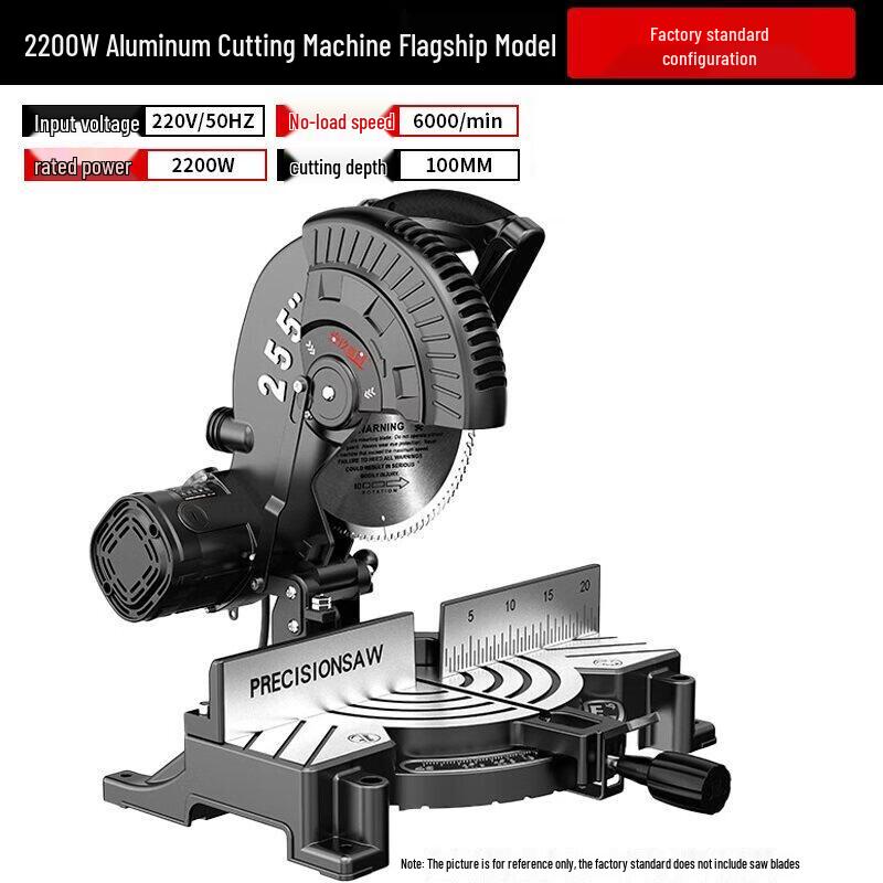 Tongjing High-Precision Multi-Functional Miter Saw CN Plug (adapter Included)