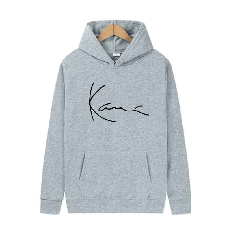 Men Blue White Fashion Trends Hoodie Print Casual Streetwear Sports Jogging Sweatshirt Pullover Spring Autumn Daily Unisex Cloth