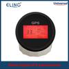ELING 85mm GPS Speedometer Digital LCD Display Odometer Course 8 Colors Backlight for Auto Marine Boat with Antenna 12V 24V