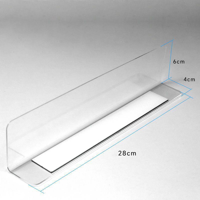 Supermarket Shelf Product Classification Partition Board Convenience Store Shelf Partition Strip Snack Classification Dividing