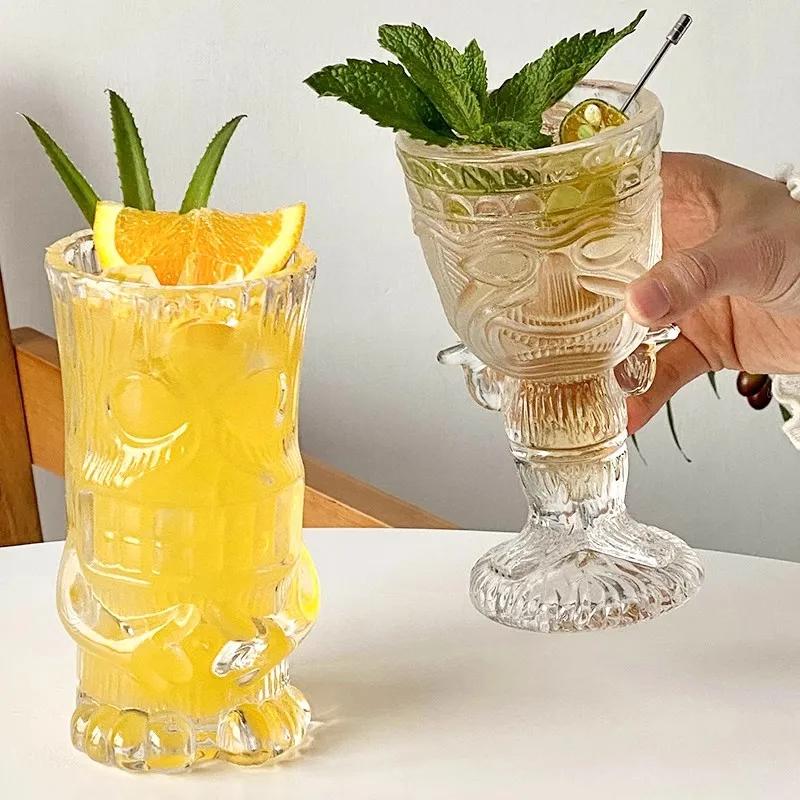 Hawaii Easter Island Tiki Mugs, Creative Porcelain Beer Wine Mug, Beer Wine, Cocktail Party Cup, Bar Tool Glass, 400ml